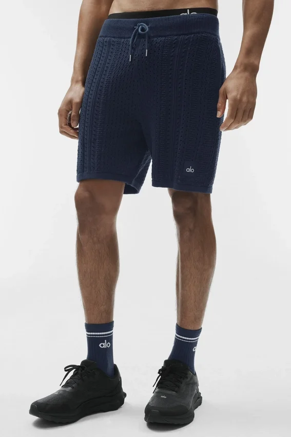 Pantaloncini in maglia Coastline da 7" - Blu navy