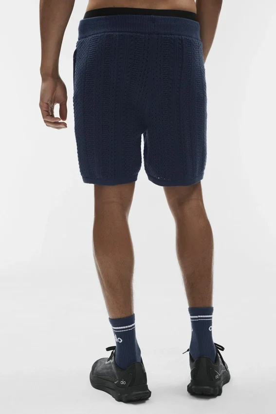 Pantaloncini in maglia Coastline da 7" - Blu navy