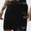 Pantaloncini in maglia Coastline da 7" - Nero