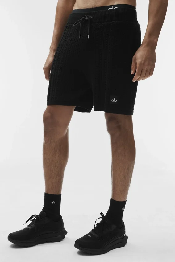 Pantaloncini in maglia Coastline da 7" - Nero