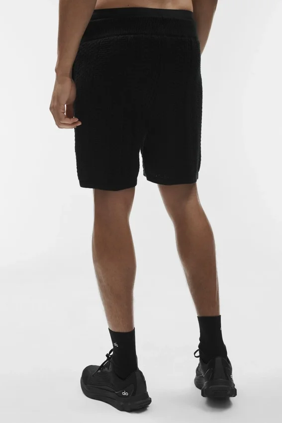 Pantaloncini in maglia Coastline da 7" - Nero