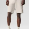 Pantaloncini in maglia tipo maglione Sports Club da 7" - Avorio