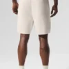 Pantaloncini in maglia tipo maglione Sports Club da 7" - Avorio