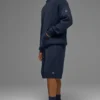 Pantaloncini in maglia tipo maglione Sports Club da 7" - Blu navy