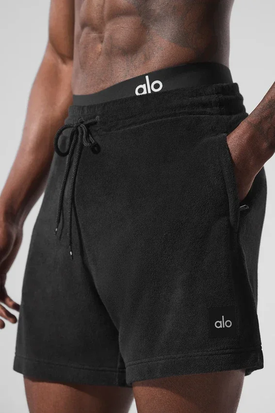 Pantaloncini in spugna Coastal da 7" - Nero