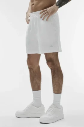 Pantaloncini Linen Days da 7" - Bianco