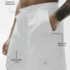 Pantaloncini Linen Days da 7" - Bianco