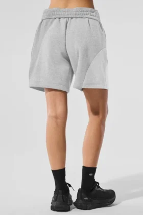 Pantaloncini Make Waves da 7″ – Grigio melange atletico tono su tono