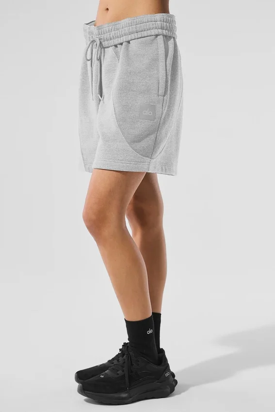 Pantaloncini Make Waves da 7" - Grigio melange atletico tono su tono