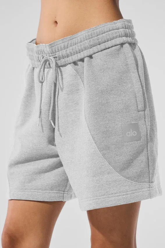 Pantaloncini Make Waves da 7" - Grigio melange atletico tono su tono