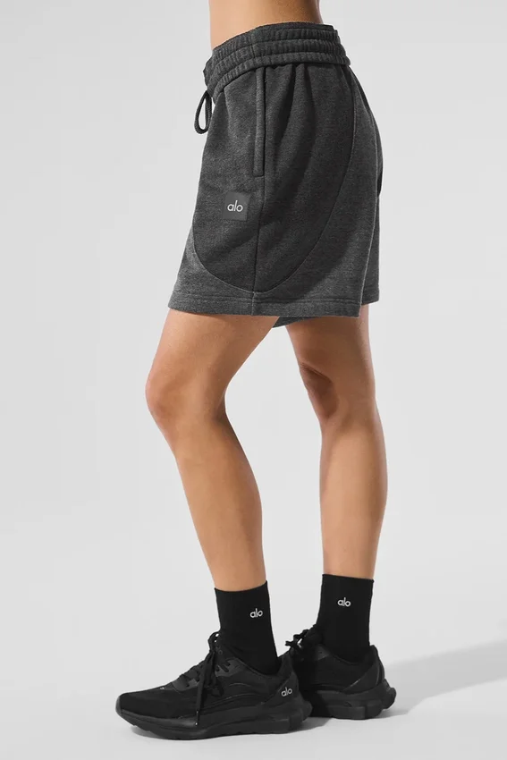Pantaloncini Make Waves da 7" - Grigio melange scuro tono su tono