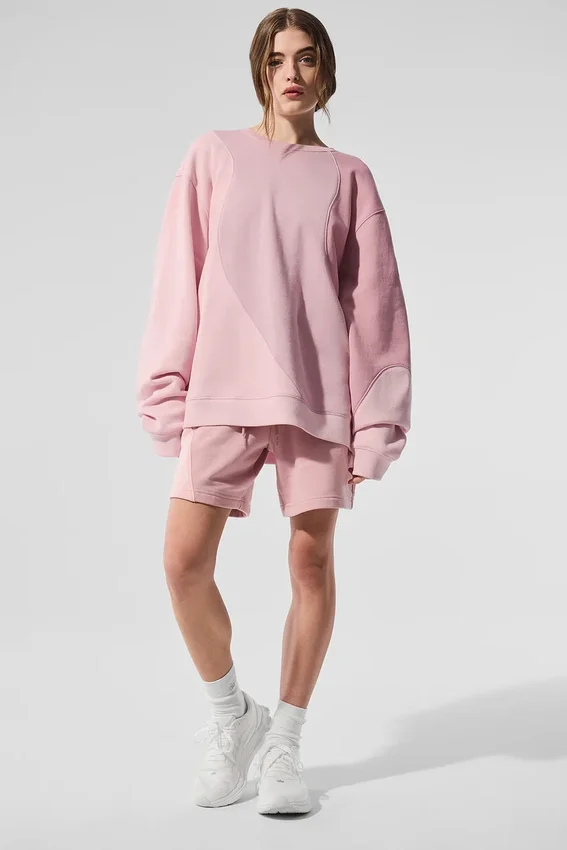 Pantaloncini Make Waves da 7" - Rosa tramonto sfumato