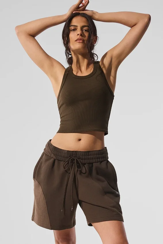 Pantaloncini Make Waves da 7" - Tonalità espresso