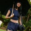 Pantaloncini Match Point - Blu navy