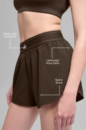 Pantaloncini Match Point – Espresso