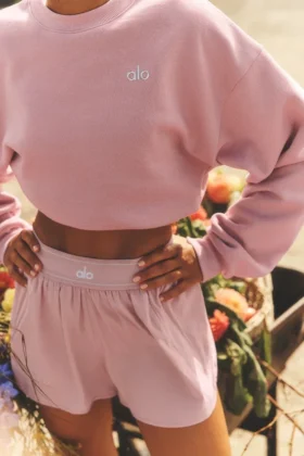 Pantaloncini Match Point - Rosa vintage