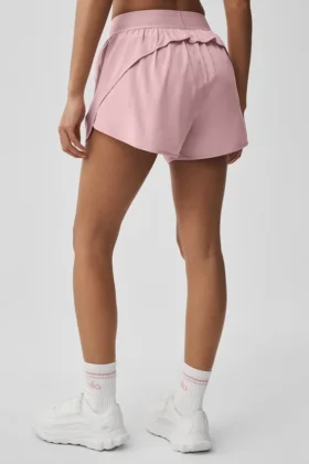 Pantaloncini Match Point – Rosa vintage