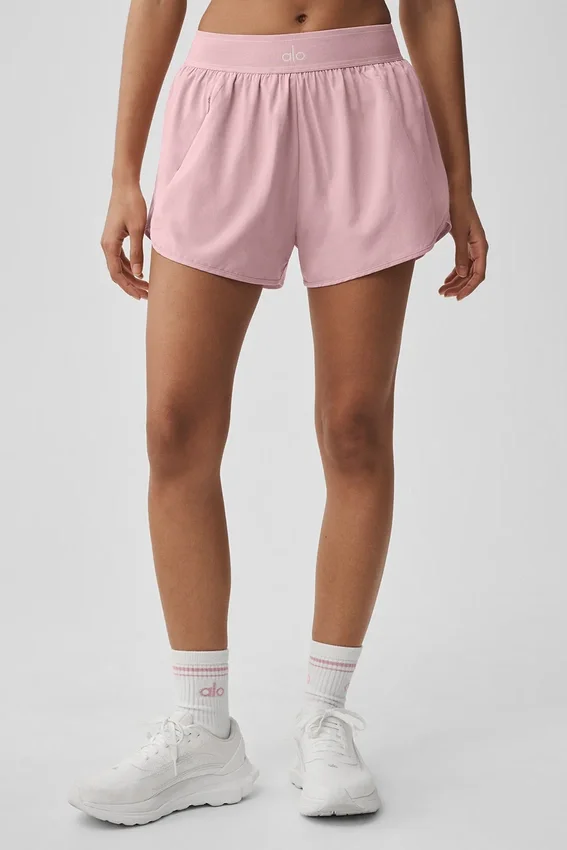 Pantaloncini Match Point - Rosa vintage