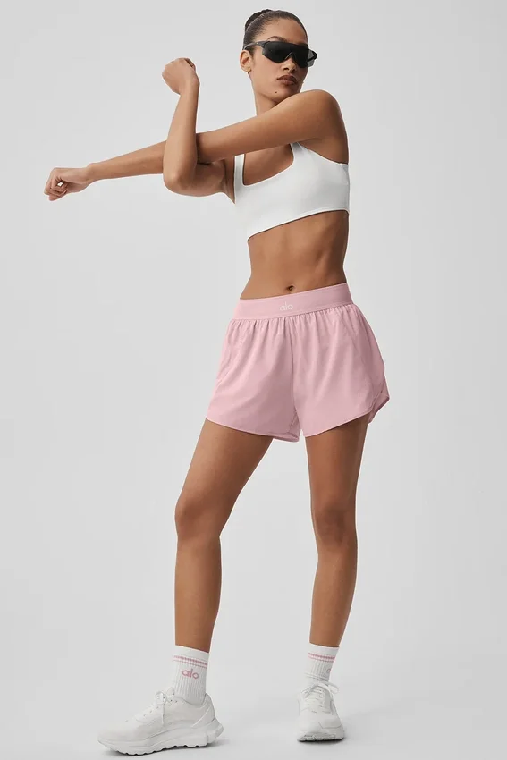 Pantaloncini Match Point - Rosa vintage