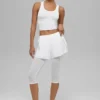 Pantaloncini Mesh Front Runner 2 in 1 - Bianco