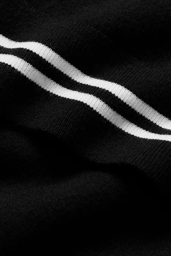 Pantaloncini My Serve in misto cotone e cashmere - Nero/Bianco