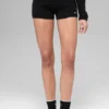 Pantaloncini Noble in lana e cashmere a costine - Nero