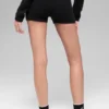 Pantaloncini Noble in lana e cashmere a costine - Nero