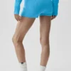 Pantaloncini Noble in misto lana e cashmere a coste - Blu azzurro
