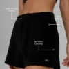 Pantaloncini “On Duty” in micro-velluto a coste – Nero