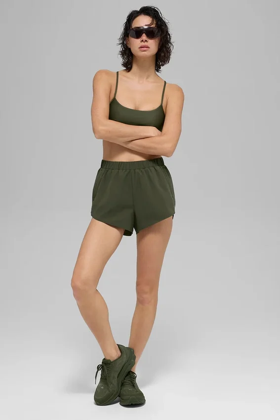 Pantaloncini Playmaker Dolphin - Verde oliva