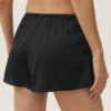 Pantaloncini Radiance in misto seta - Nero