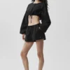 Pantaloncini Real Deal in cotone High-Waist - Nero