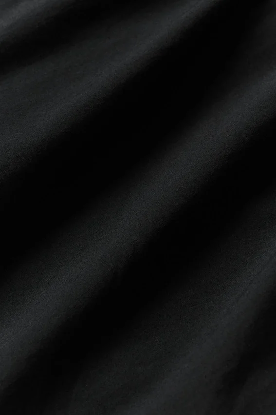 Pantaloncini Real Deal in cotone High-Waist - Nero