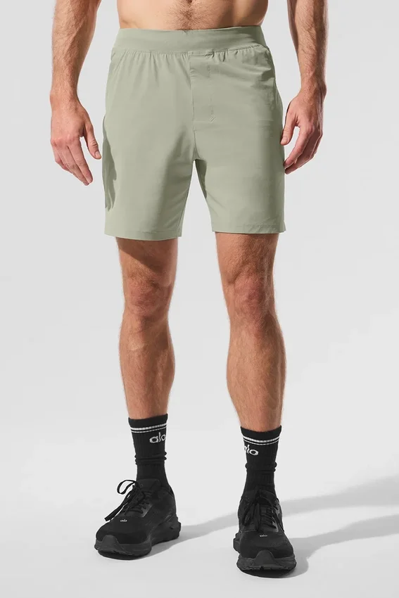 Pantaloncini Repetition da 7" - Limestone