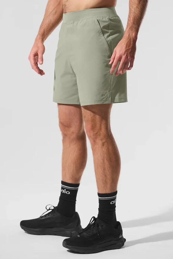 Pantaloncini Repetition da 7" - Limestone