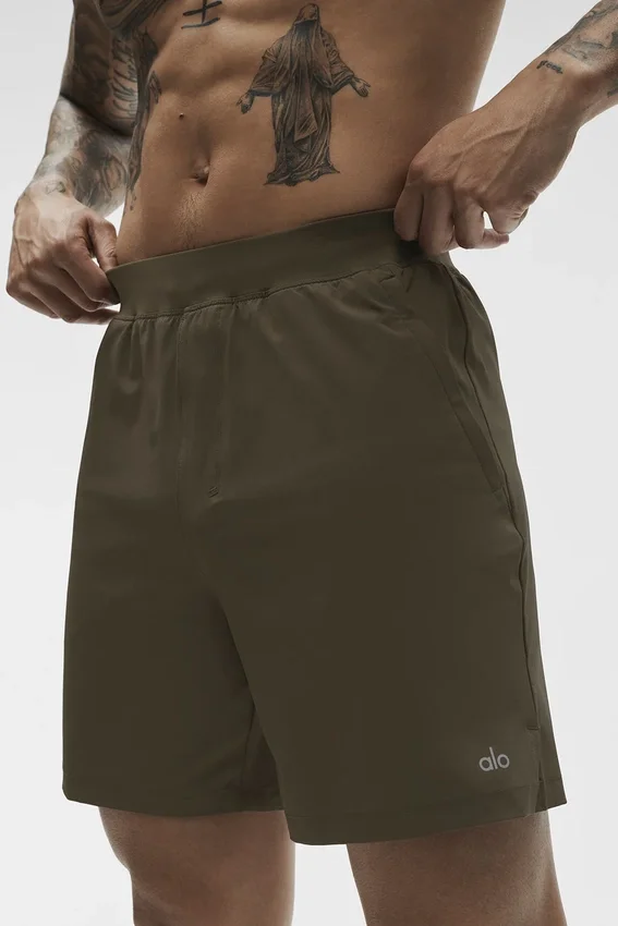 Pantaloncini Repetition da 7" - Olive Tree