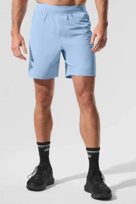 Pantaloncini Repetition da 7" - Seashell Blue