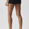 Pantaloncini ripiegabili a vita bassa Alo Softsculpt da 3" - Nero