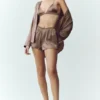 Pantaloncini Silk Luminous - Alpine Cocoa