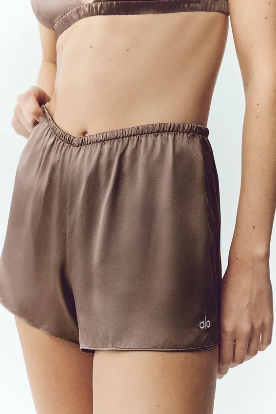 Pantaloncini Silk Luminous - Alpine Cocoa