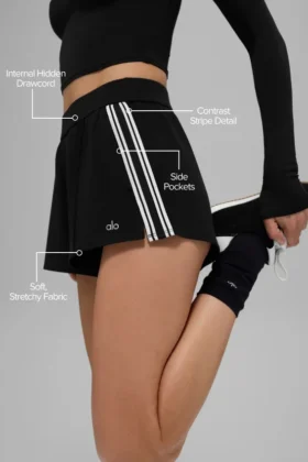 Pantaloncini Track Star – Nero