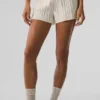 Pantaloncini Winter Bliss a maglia intrecciata - Avorio