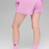 Pantaloncini Winter Bliss a maglia intrecciata - Rosa Cuore Caramella