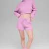 Pantaloncini Winter Bliss a maglia intrecciata - Rosa Cuore Caramella