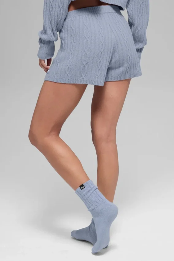 Pantaloncini Winter Bliss a maglia intrecciata - Winter Frost