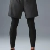 Pantaloni 2 in 1 Revival da 5" - Antracite/Nero