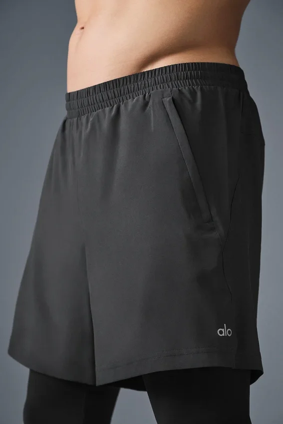 Pantaloni 2 in 1 Revival da 5" - Antracite/Nero