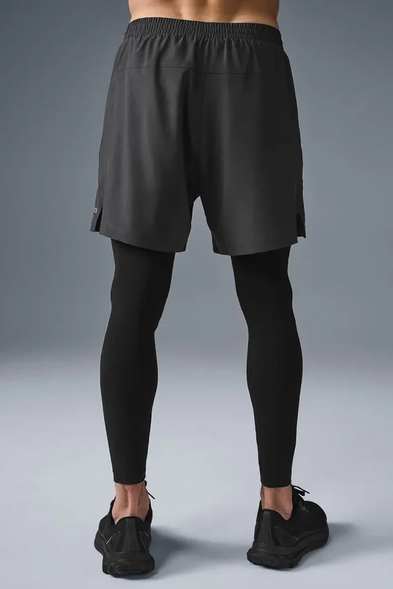 Pantaloni 2 in 1 Revival da 5" - Antracite/Nero