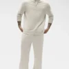 Pantaloni a gamba dritta Double Take - Bone