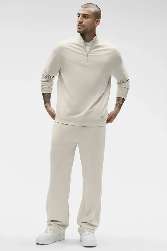 Pantaloni a gamba dritta Double Take - Bone
